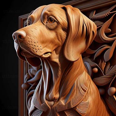 3D model Polish Hound dog (STL)